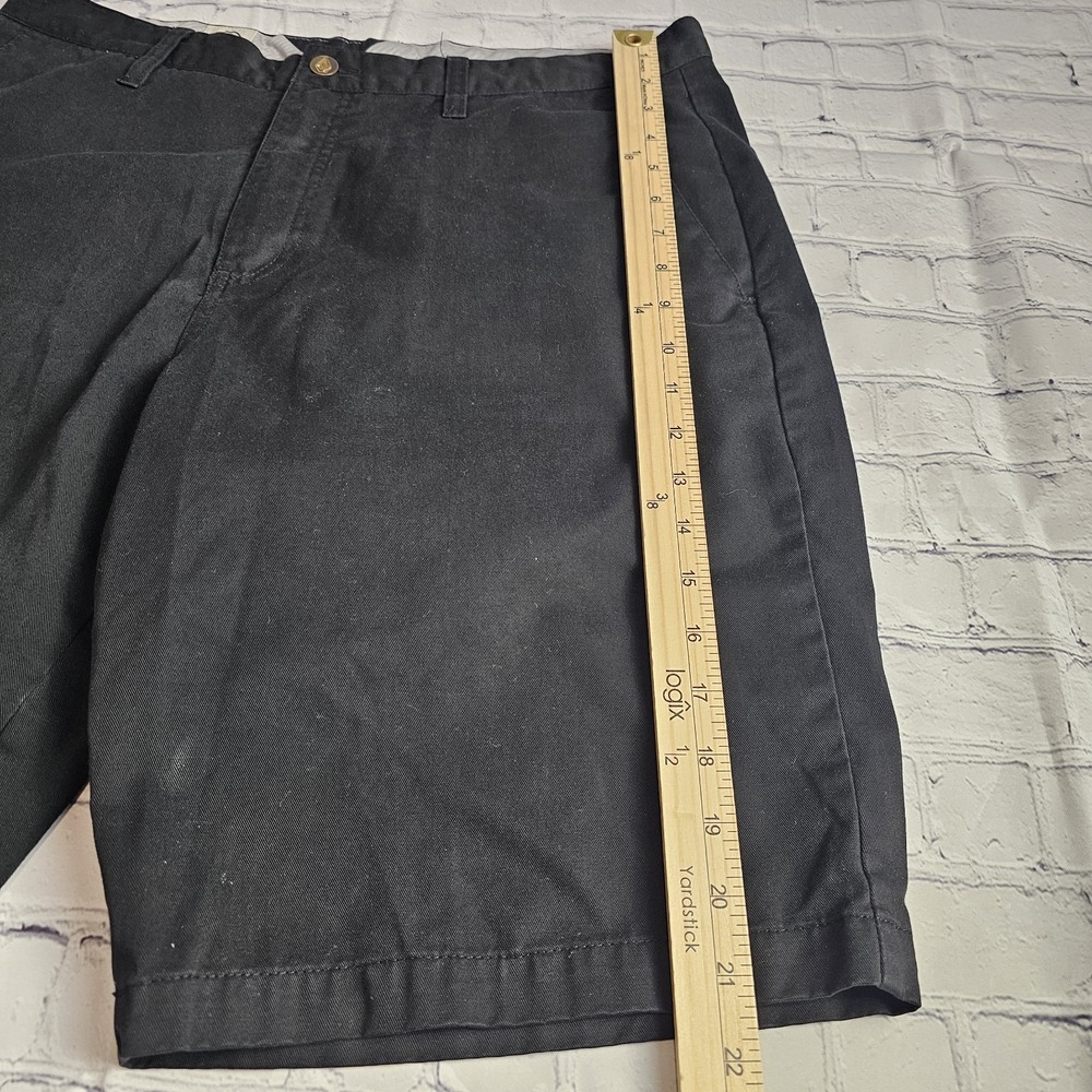Volcolm Chino Shorts Mens Size 34 Black Baggy Skater Punk Golf Casual Flawed - Picture 9 of 12
